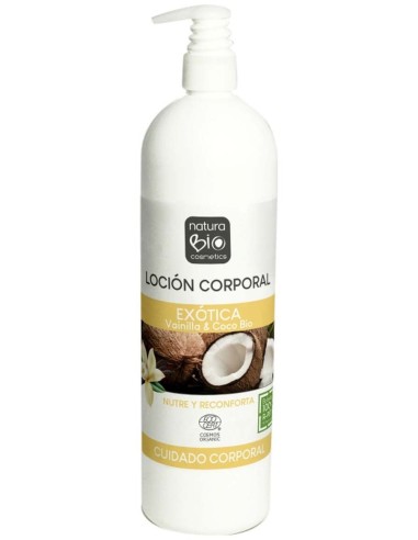 Naturabio Cosmetics Locion Corporal Exotico Vainilla Y Coco Bio 740Ml