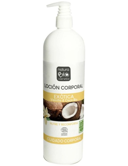 Naturabio Cosmetics Locion Corporal Exotico Vainilla Y Coco Bio 740Ml