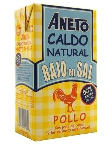 Aneto Caldo Pollo Bajo Sal 1000Ml