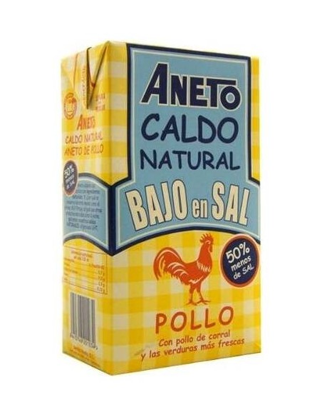 Aneto Caldo Pollo Bajo Sal 1000Ml