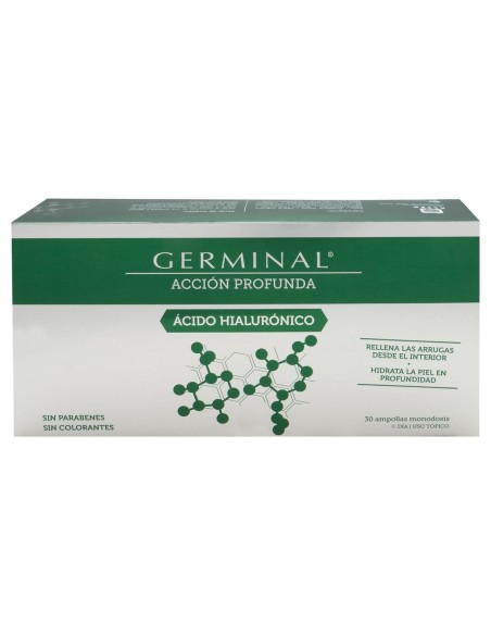 Germinal Acción Profunda Ácido Hialurónico, 30 Ampollas