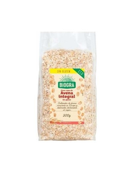 Biogra Copos De Avena Finos Integrales S/Gluten 500G