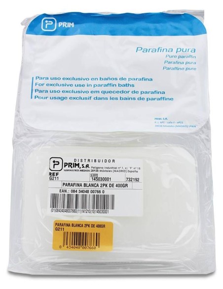 Prim Parafina Blanca, 2 X 400 G