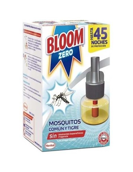 Bloom Bloom Zero Mosquitos Recambio Elctrico Lquido 45 Noches