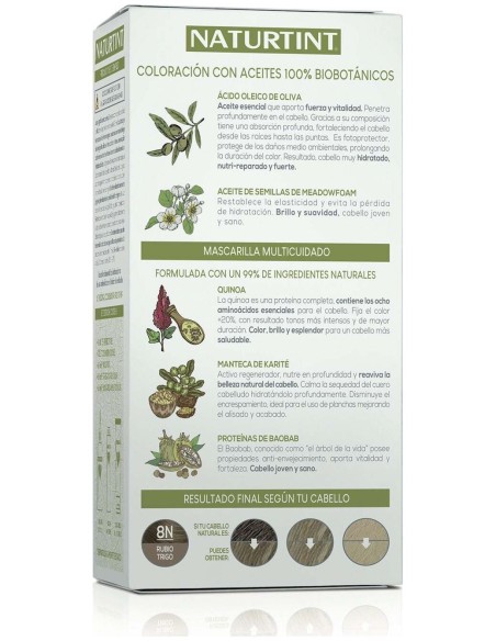 Naturtint Biobased 8N Rubio Trigo