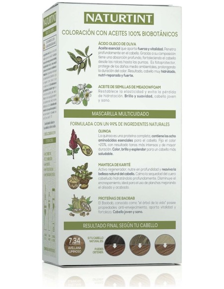 Naturtint Biobased 7.34 Avellana Luminoso