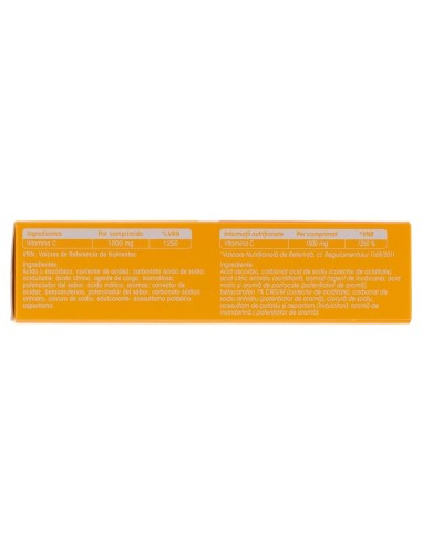 Redoxon Vitamina C Efervescente Sabor Naranja, 30 Comprimidos