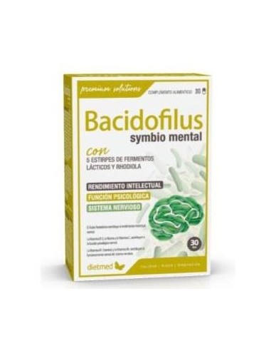 Dietmed Bacidofilus Symbio Mental 30Caps