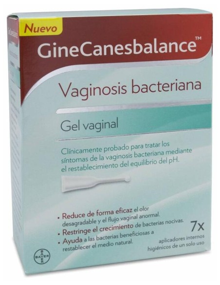 Ginecanesbalance Gel Vaginal 7 Tubos 5Ml.