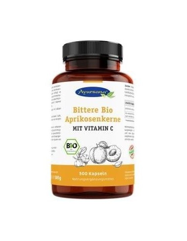 Bittere Bio Aprikosenkerner Sem Albaricoque 160Cap