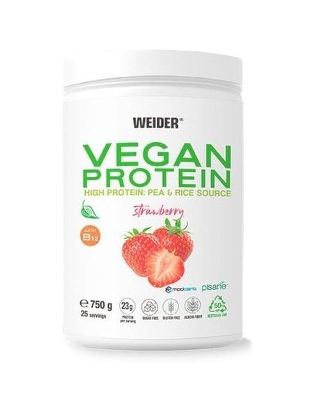 Weider Vegan Protein Fresa 750Gr.