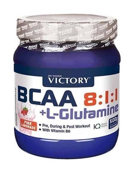 Victory Aminoácidos Bcaa 8:1:1 + Glutamina Naranja 500 G
