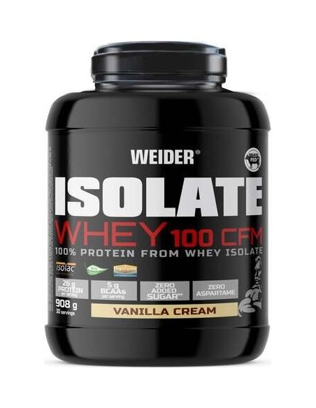 Weider Isolate Whey 100 Cfm Vainilla Crema 908G
