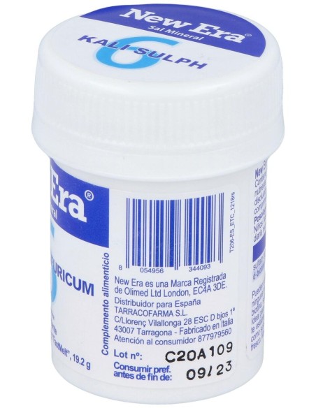 Sal Schussler Nº6 Kalium Sulfuricum 240Comp.