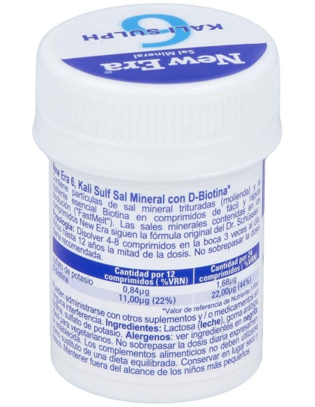 Sal Schussler Nº6 Kalium Sulfuricum 240Comp.