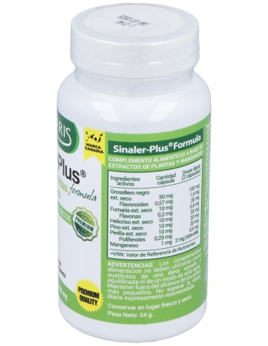 Sinaler Plus 600Mg. 90Cap.