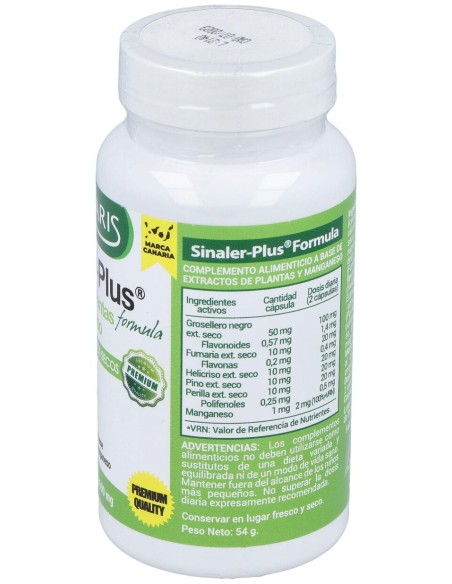 Sinaler Plus 600Mg. 90Cap.