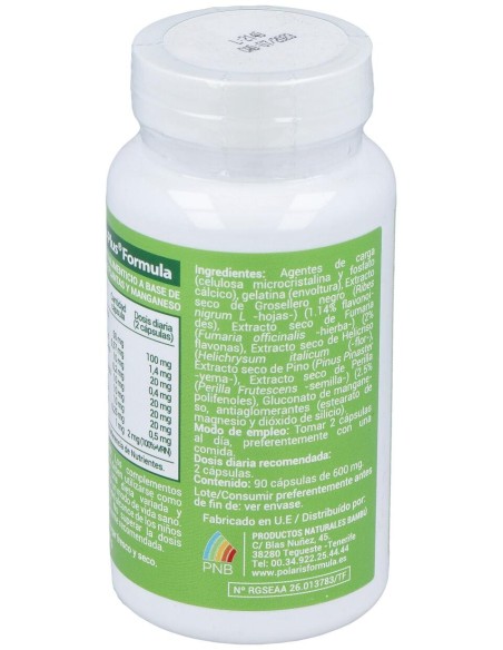 Sinaler Plus 600Mg. 90Cap.