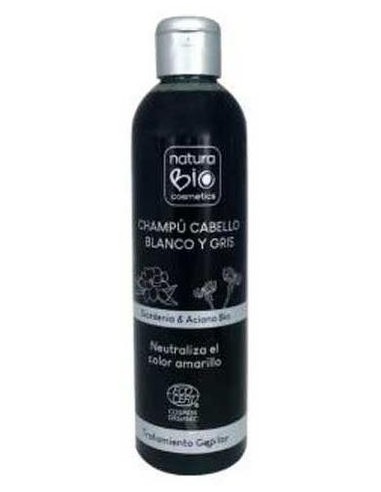 Naturabio Cosmetics Champú Cabello Blanco Y Gris 250Ml