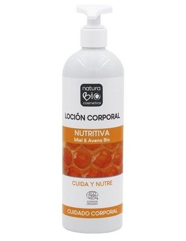 Naturabio Cosmetics Loción Corporal Nutritiva Con Miel Y Avena 500Ml