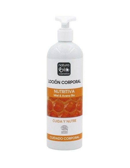 Naturabio Cosmetics Loción Corporal Nutritiva Con Miel Y Avena 500Ml