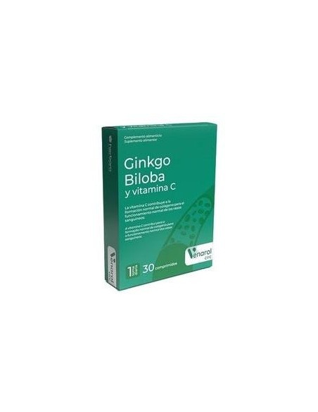 Herbora Venarol Ginkgo Biloba + Vitamina C 30Comp