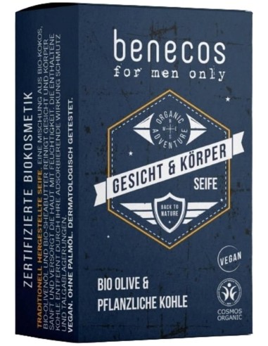 Benecos Jabon Solido For Men Vegan 75G