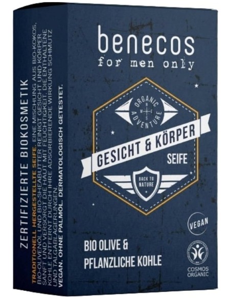Benecos Jabon Solido For Men Vegan 75G