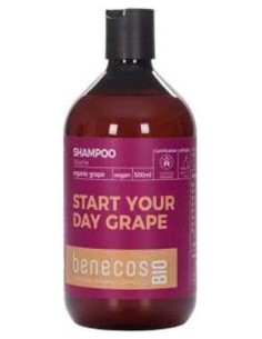 Benecos Champú Volumen Uva Vegan 500Ml