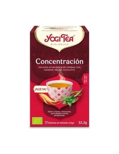 Yogi Tea Concentración Infusión Bio 17 Sobres