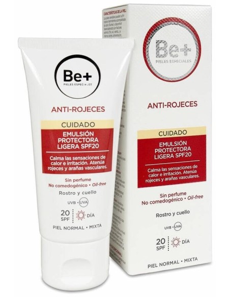 Be+ Anti-Rojeces Emulsión Ligera Spf 20, 50 Ml