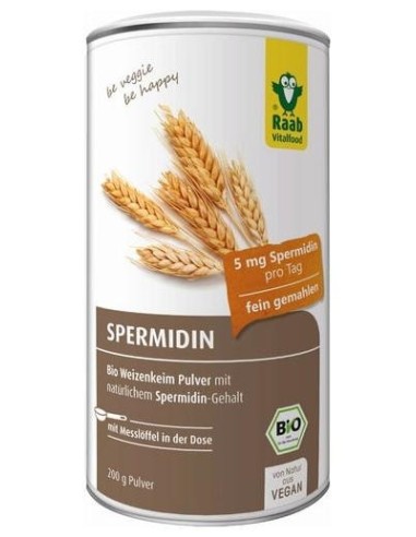 Raab Vitalfood Espermidina Germen De Trigo Bio Polvo 160G