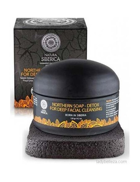 Natura Siberica Jab¢N Negro N¢Rdico Detox Para La Profunda Limpieza Facial 120 Ml