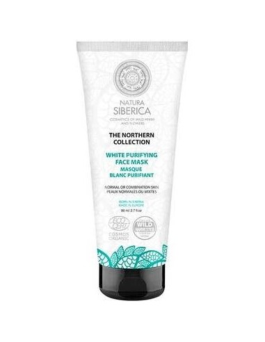 Natura Siberica Mascarilla Facial Blanca Purificante_ Pureza De La Piel 80 Ml