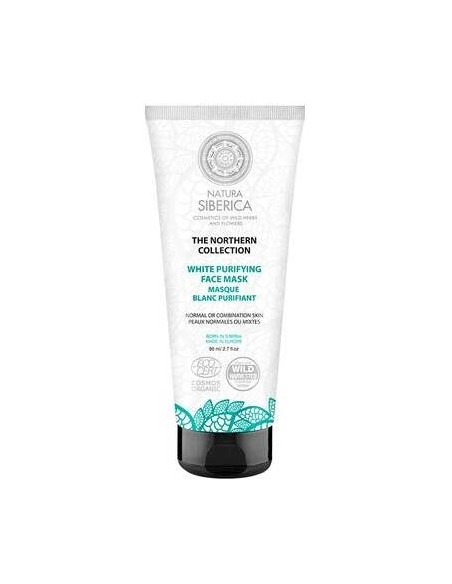 Natura Siberica Mascarilla Facial Blanca Purificante_ Pureza De La Piel 80 Ml