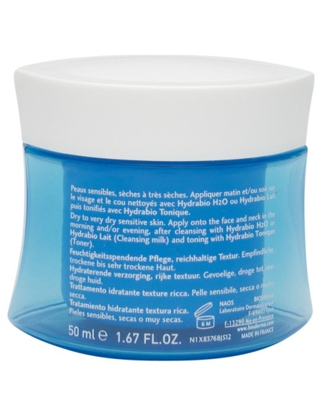 Hydrabio Crema Hidratante Textura Cremosa 50Ml.