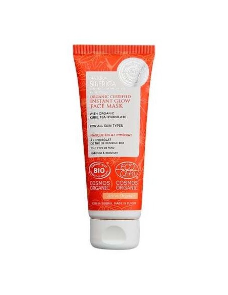 Natura Siberica Mascarilla Facial Brillo Instantáneo 75Ml
