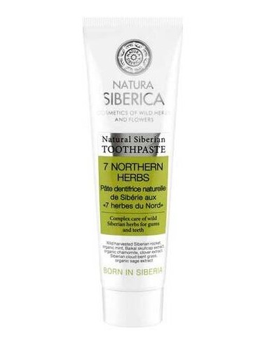 Natura Siberica Pasta Dientes Natural Siberiana 7 Hierbas Nórdicas 100G