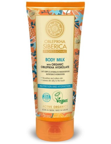Natura Siberica Leche Corporal Hidrolato Espino Amarillo 200Ml