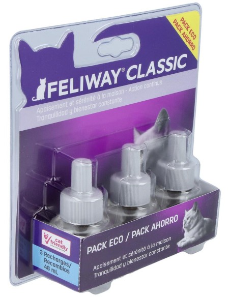 Feliway Classic Pack Recambio 3Meses