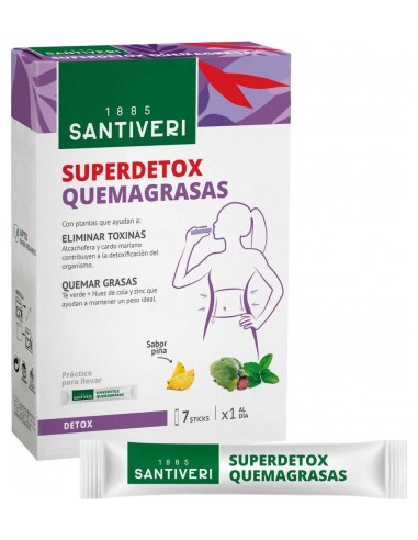 Santiveri Superdetox Quemagrasas 7 Sticks