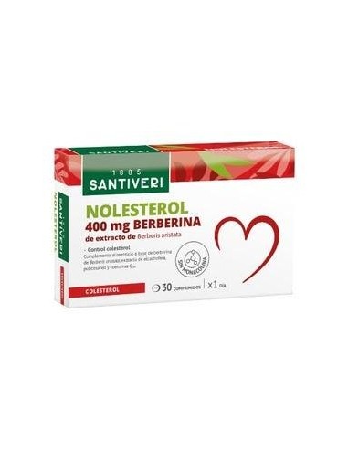 Santiveri Nolesterol Berberina 400Mg 30Comp