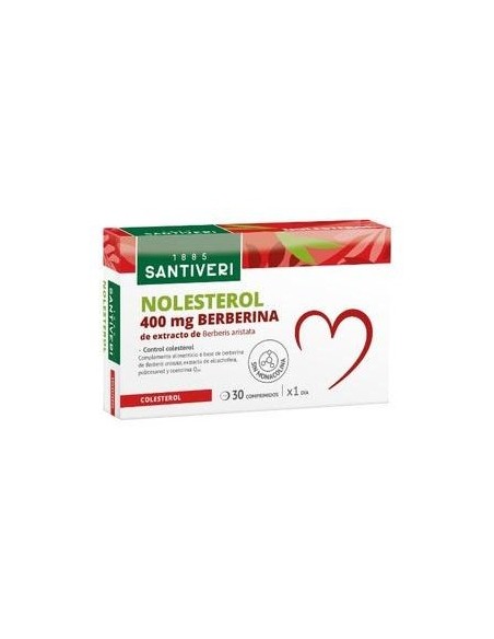 Santiveri Nolesterol Berberina 400Mg 30Comp