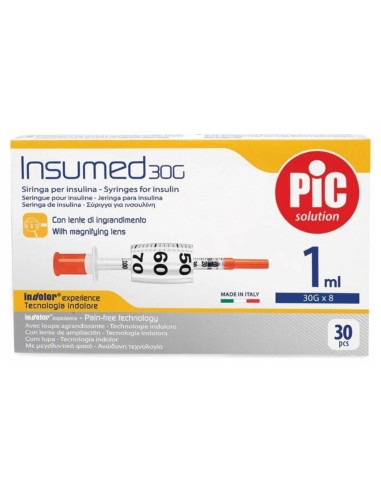 Insumed Pic Jeringa Con Aguja G25 1 Ml, 1 Unidad