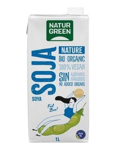 Naturgreen Bebida De Soja Ecológica Con Proteina 1L