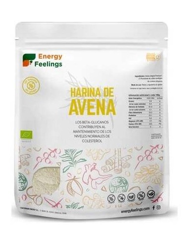 Energy Feelings Harina Avena Sin Gluten Xxl Bio 1Kg