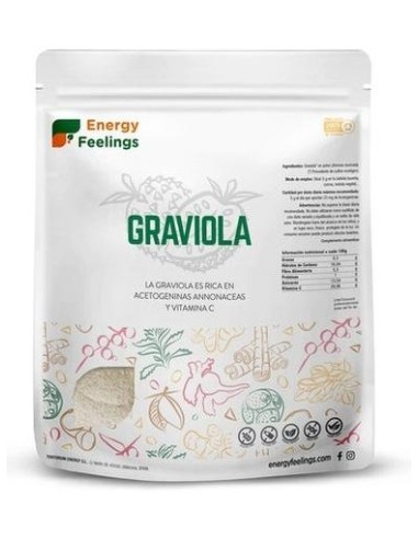 Energy Feelings Graviola Polvo Vegan Sin Gluten 1Kg