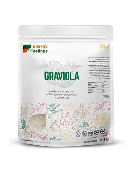 Energy Feelings Graviola Polvo Vegan Sin Gluten 1Kg