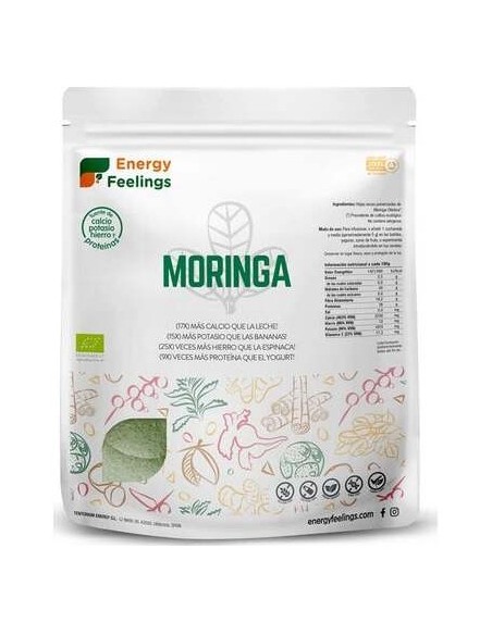 Energy Feelings Moringa Polvo Eco Vegan Sin Gluten1Kg