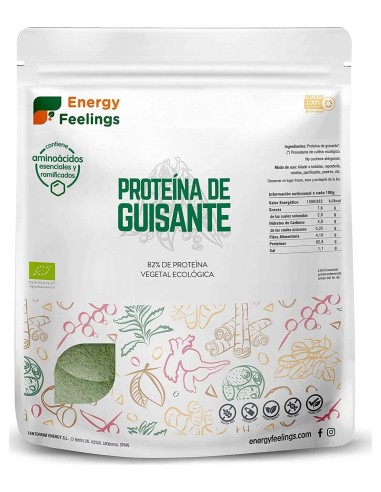 Energy Feelings Proteina De Guisante Vainilla Eco Vegan Sin Gluten 1Kg